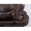 Statuetă Buddha - Hotei sculptată sub forma unui aromatizator |  China