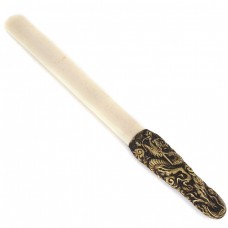 Coupe-papier japonez din fildeș natural și alamă | perioadă Meiji cca. 1900 Coupe-papier japonez din fildeș natural și alamă | perioadă Meiji cca. 1900