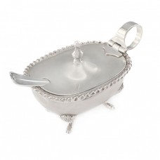 Bol din argint pentru condimente și caviar | atelier Calzelunghe Giacomo | cca. 1950 Bol din argint pentru condimente și caviar | atelier Calzelunghe Giacomo | cca. 1950