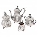 Serviciu Art Nouveau din argint pentru servirea ceaiului și a cafelei | In Fide Virtus |  cca.1900 - 1910