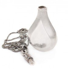 Colier din argint accesorizat cu un flacon pentru parfum | atelier Arezzo | cca. 1950 Colier din argint accesorizat cu un flacon pentru parfum | atelier Arezzo | cca. 1950