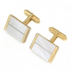 Butoni vintage stil Art Deco cu anturaje de sidefuri naturale iridiscente | Marea Britanie cca. 1950 Butoni vintage stil Art Deco cu anturaje de sidefuri naturale iridiscente | Marea Britanie cca. 1950