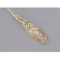Linguriță din argint decorată cu o căpetenie amerindiană | atelier Howard Sterling Co. | Statele Unite | anul 1891