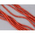 Rafinat colier multi-strand de coral roșu de Sardinia | Italia cca. 1970 - 1980