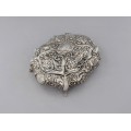Casetă de bijuterii din argint elaborată în stil neo-baroque | atelier Palermo | Italia cca.1970