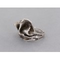 Spectaculos inel statement brutalist manufacturat în argint | Art Studio Jewelry | Statele Unite cca.1960