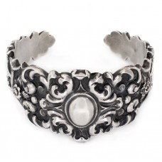 Veche brățară statement Art & Craft din argint în stil neo-baroque | Danemarca cca. 1920 - 1950 Veche brățară statement Art & Craft din argint în stil neo-baroque | Danemarca cca. 1920 - 1950