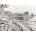 Broșă - pandant statement Neoclassical Revival din argint & porțelan turcoaz | atelier Jordan | Statele Unite cca. 1940 - 1950