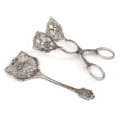 Garnitură de accesorii din argint pentru servirea aperitivelor | atelier Arpa | neo-Rococo
