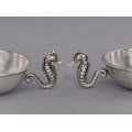 Garnitură formată din 3 solnițe din argint | Italia anii '30