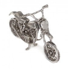 Miniatură motocicletă din argint Harley Davidson Sportster | anii '70 Miniatură motocicletă din argint Harley Davidson Sportster | anii '70