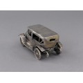 Miniatură mașină de epocă  Ford T din argint | atelier UnoA Erre | cca. 1950