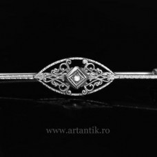 brosa edwardiana art nouveau. aur alb & diamant. cca 1910 brosa edwardiana art nouveau. aur alb & diamant. cca 1910