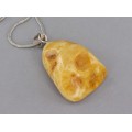 Colier cu impresionant pandant de chihlimbar natural butterscotch | Polonia