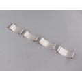 Extravagant ckoker statement Dog Collar de perioadă mid-century | manufactură în argint | Italia 