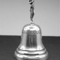 vechi clopotel ceremonial din argint. atelier italian. cca 1880-1930