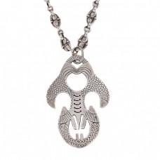 Colier din argint accesorizat cu o veche amuletă magrebiană | Tunisia cca. 1950 Colier din argint accesorizat cu o veche amuletă magrebiană | Tunisia cca. 1950