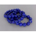 Remarcabil colier statement decorat cu lapis-lazuli natural 