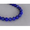 Remarcabil colier statement decorat cu lapis-lazuli natural 