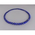 Remarcabil colier statement decorat cu lapis-lazuli natural 