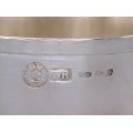 Pahar din argint 925 pentru servierea apei și a vinului | manufactură de atelier Brandimarte | cca. 1970